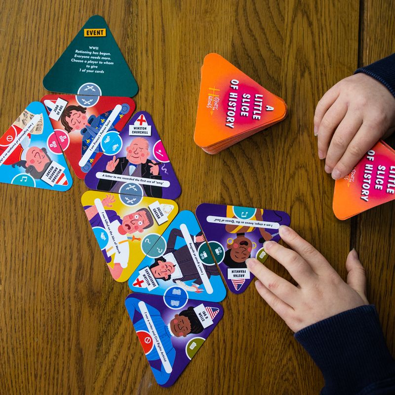 History Heroes: A LITTLE SLICE OF HISTORY card game