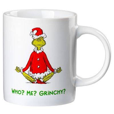 THE GRINCH WHO ME GRINCHY MUG