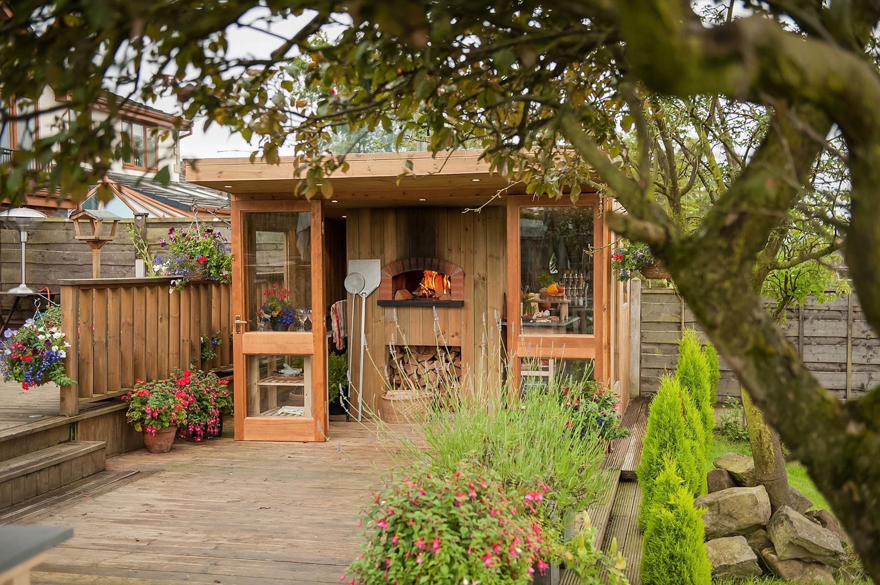 A Valoriani UK garden installation