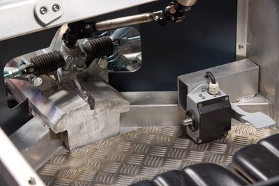 Firefly Sport footwell and steering assembly