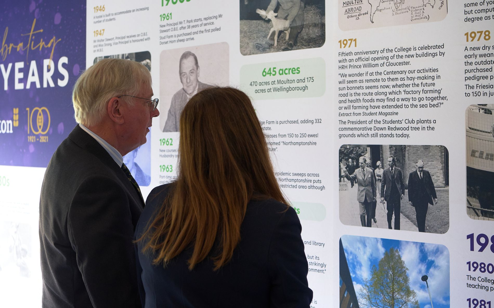 HRH The Duke of Gloucester visits Moulton College