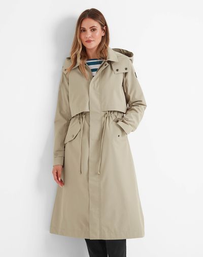 Alva womens waterproof jacket - taupe