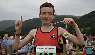 Oliver Goodman of Brighton & Hove, pictured at Grasmere Sports 2022