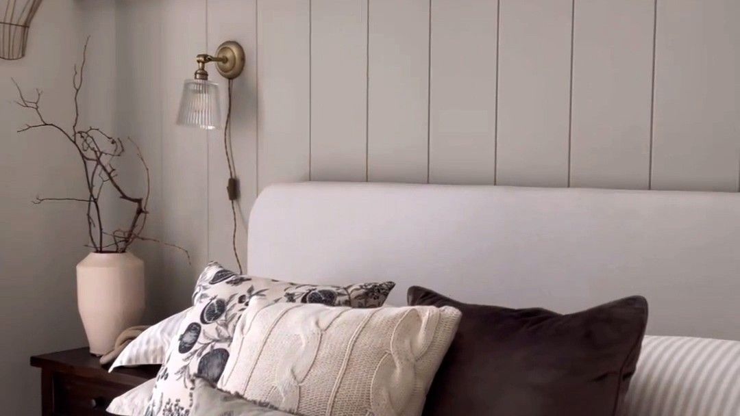 Suggested Header Custom Height V-Groove Panelling - IMAGE CREDIT @our.olivetree.home.jpg