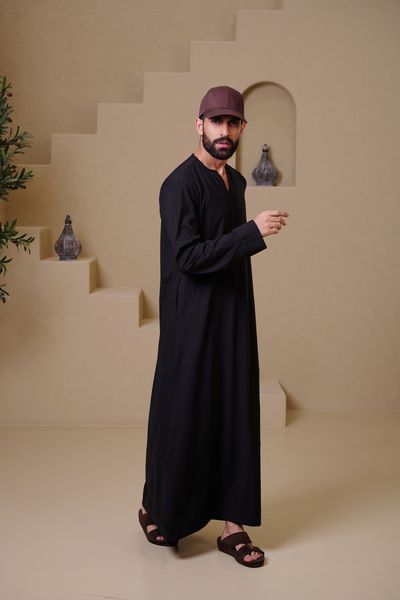 MULU SAHIL Kandura - Black