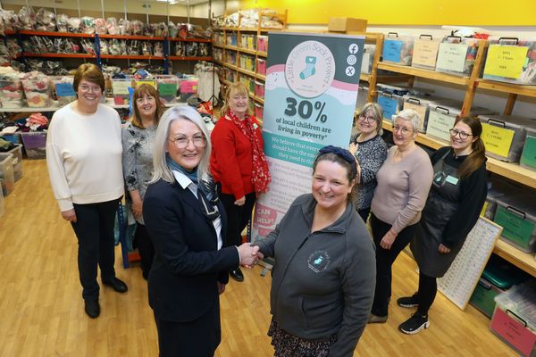Miller Homes Community Fund Donation to Little Green Sock Project