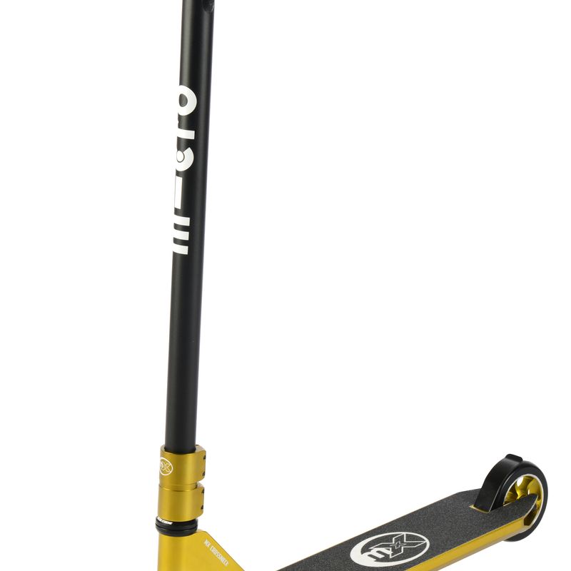 Gold Cross Neck Stunt Scooter 