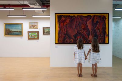 Girls with art