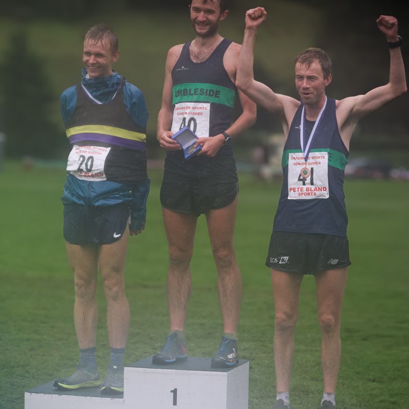 Matthew Elkington, Grasmere Sports' Senior Guides men's race winner 2024.