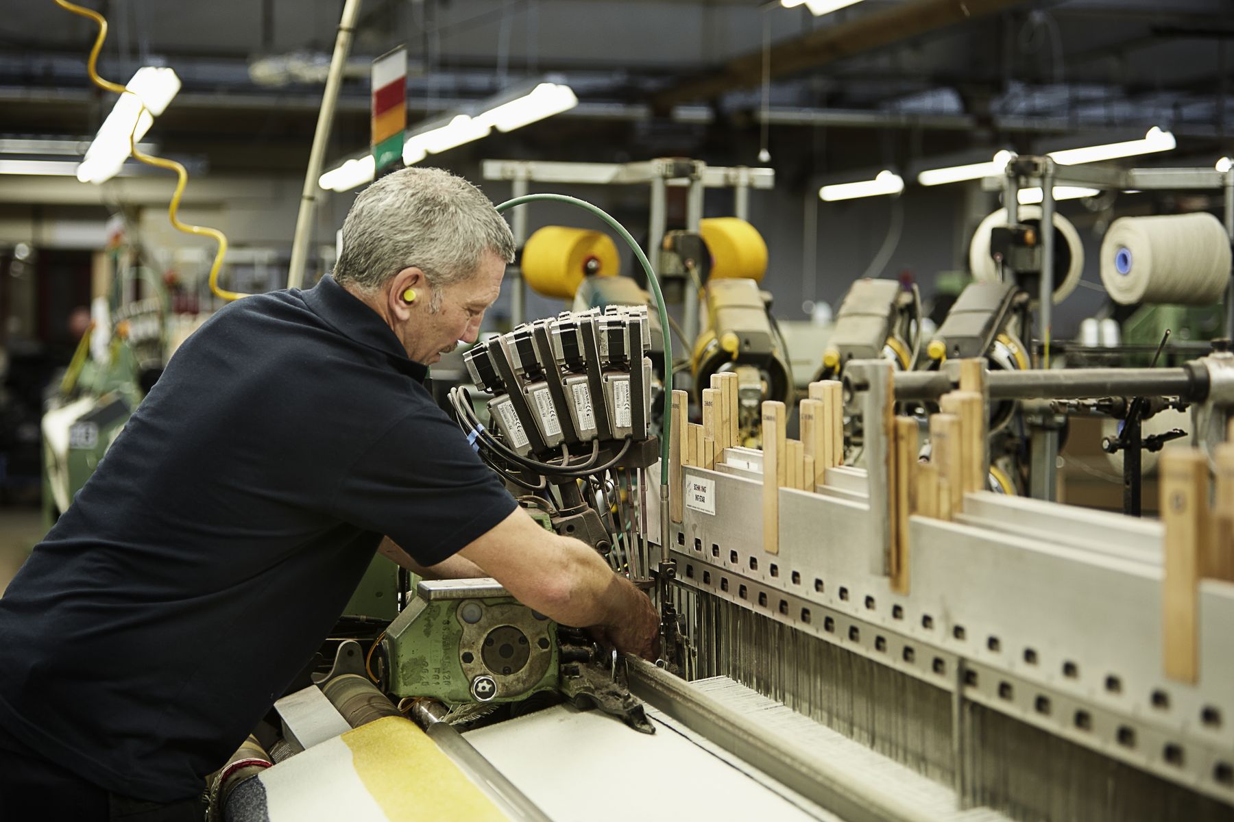 The weaving process