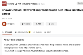 Screencapture of listennotes.com