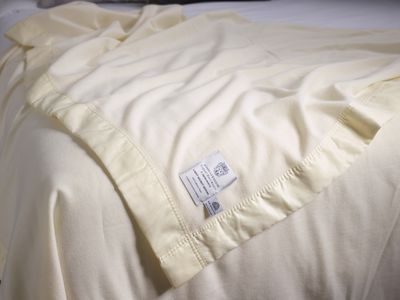 Merino Wool Blanket – Lightweight Blanket - White