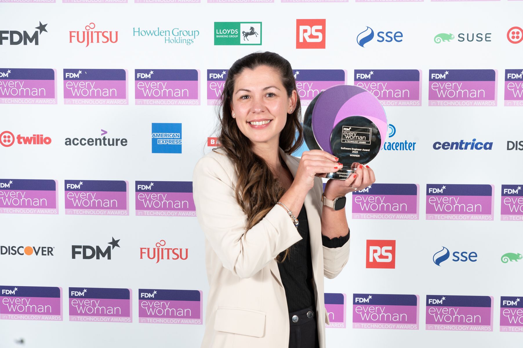 Duygu Cakmak, R&D Director at Creative Assembly, from Horsham Winner of the 'Software Engineering Award' (sponsored by Discover) at the 2023 FDM everywoman in Technology Awards