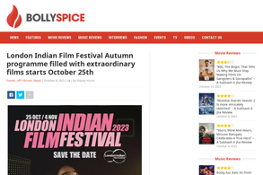 Screencapture of BollySpice.com - The latest movies, interviews in Bollywood