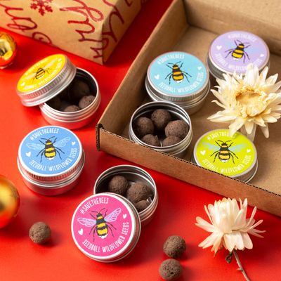 Christmas Bees Mini Tins