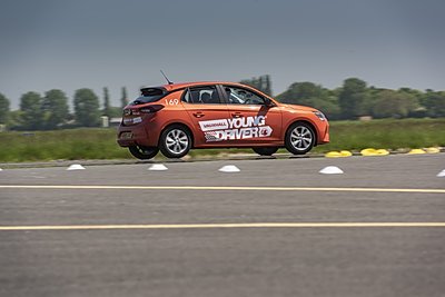 A Young Driver lesson in practice