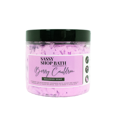 Sassy Shop Bath - Berry Cauldron Whipped Soap 
