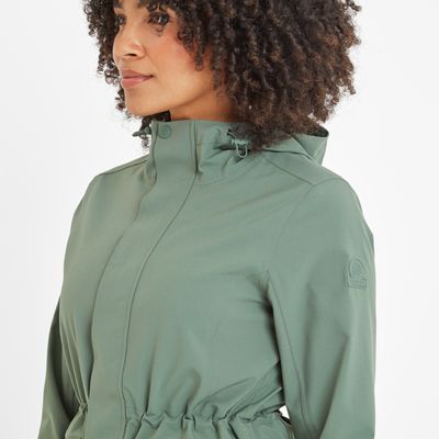 Burradon Women's Waterproof Jacket - Light Forest