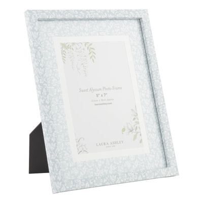 Sweet Alyssum Photo Frame Blue