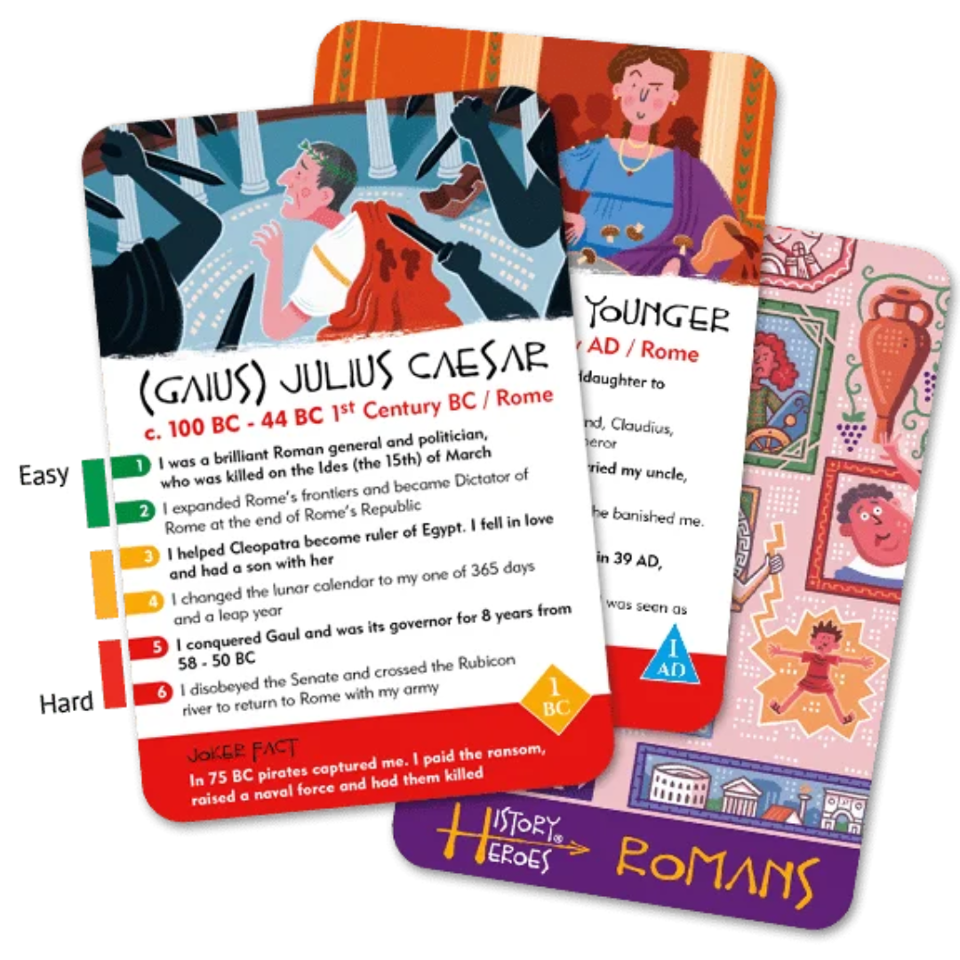 History Heroes: ROMANS card game