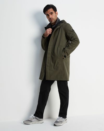 Men's Waterproof Jacket - Moss Green