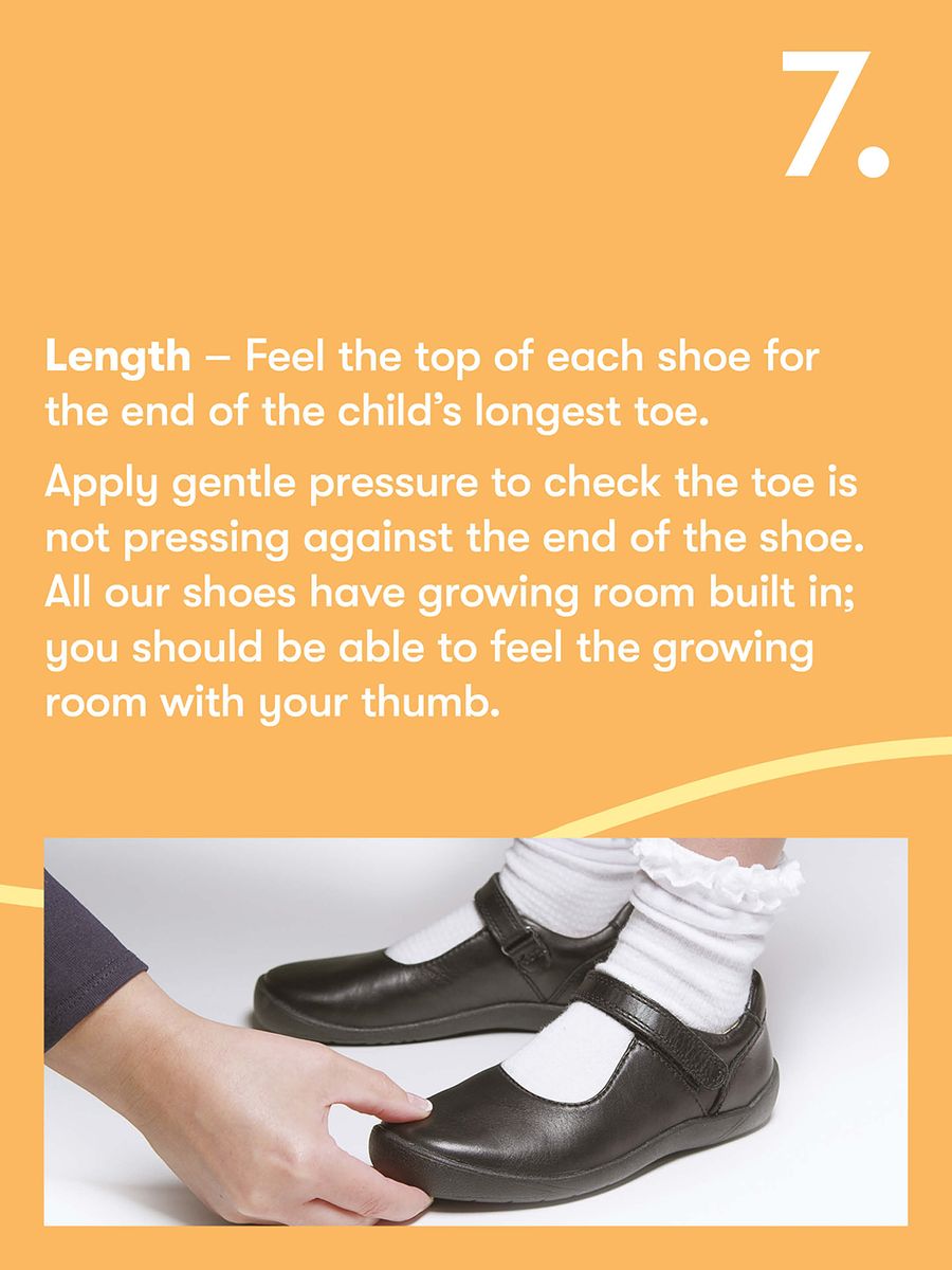 Check the fit with Start-Rite Shoes - 7. length