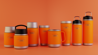 The Pumpkin colour of the Thermos Icon range