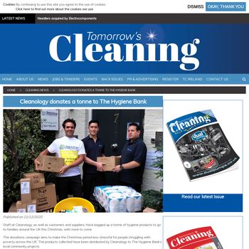 tomorrowscleaning_com__cleaning-news_cleanology-donates-a-tonne-to-the-hygiene-bank