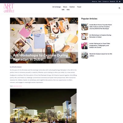 Screencapture of Art in the Middle