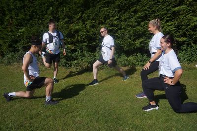 Final stretches for the Team Cresset who raised nearly £1000 for brainstrust.jpg