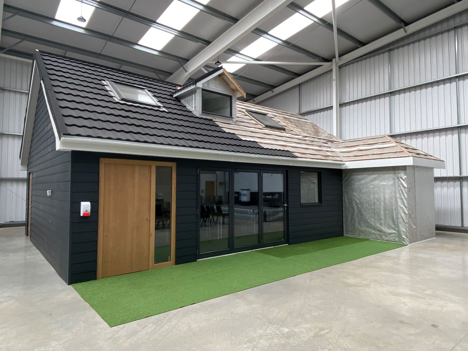 Fully moduled testing facility at the BCTA's Building Performance Hub in High Wycombe