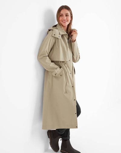  Alva womens waterproof jacket - taupe