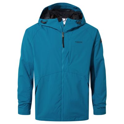 Brigsteer Mens Waterproof Jacket - peacock blue