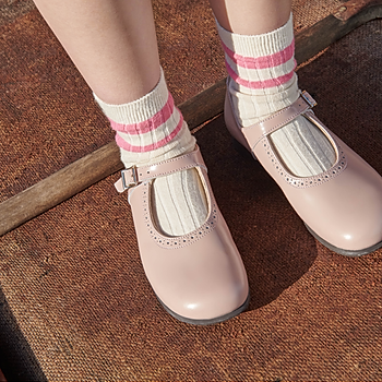 'CLARE'  in pink leather from Start-Rite Shoes 230th Birthday Collection. 