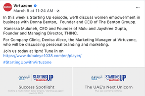 Screencapture of Virtuzone