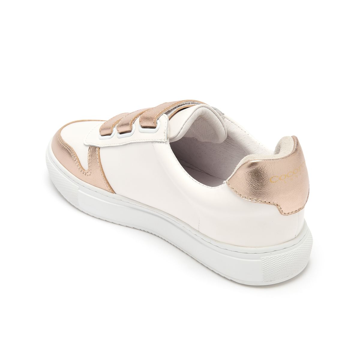 Hoxton Velcro Rose Gold Trainers From Cocorose London