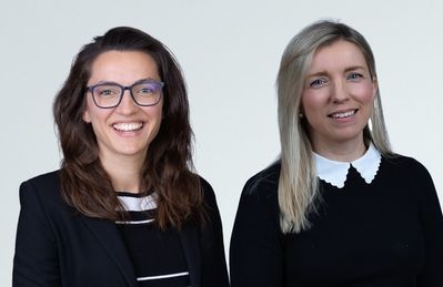 Left: Charlotte Fox, Gardner Leader and Right: Luchia Hirst, Gardner Leader