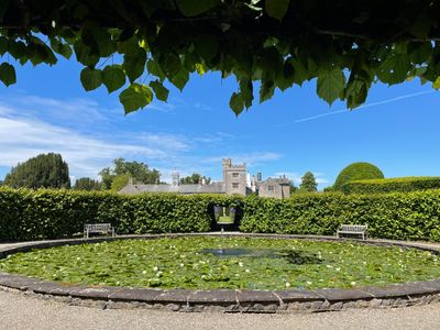 The Fountain Garden at Levens Hall and Gardens, in the southern Lake District,  Cumbria.