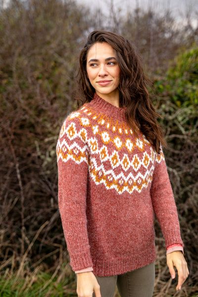 Brakeburn Chunky Knitted Fairisle Jumper (lifestyle) - £74.99