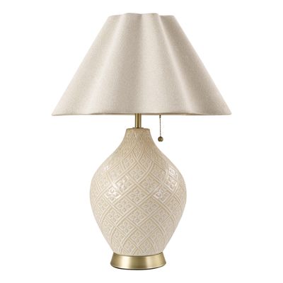Mr Jones Table Lamp in Cream Ceramic