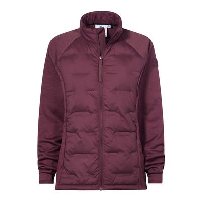 Arna Women's Lightweight Insulated Hybrid Jacket - Raspberry