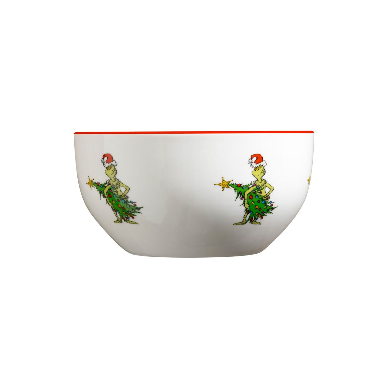 5.5 INCH BOWL GRINCH STEALING XMAS TREES
