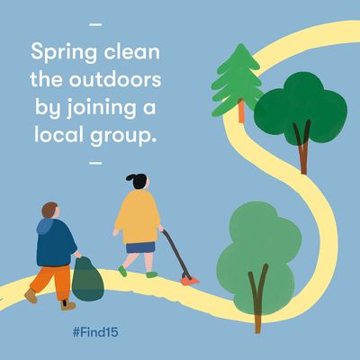 Start-Rite's #Find15 - Spring clean the outdoors by joining a local group