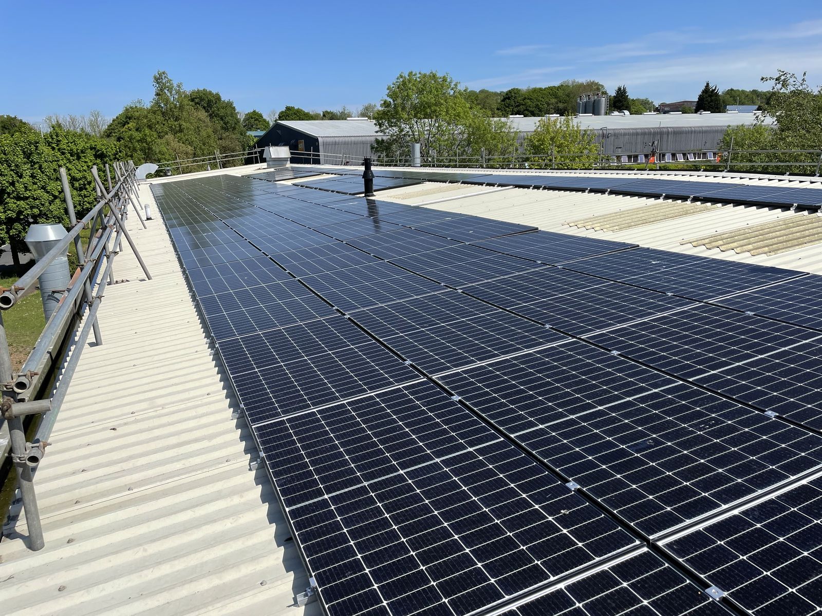 Solar panels installation at Focus SB is completed