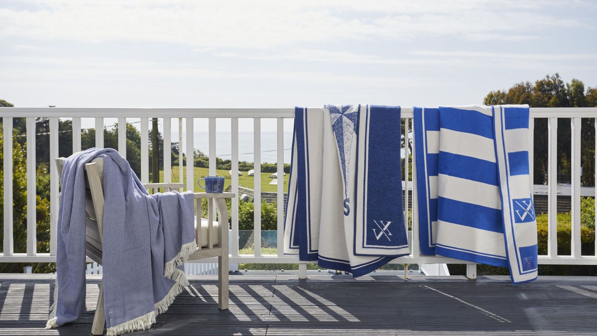 2000px XVstripes, Herringbone Blue Throw, £55, 8344725.jpg