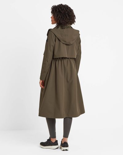 Alva womens waterproof jacket - khaki