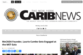 Screencapture of New York Carib News