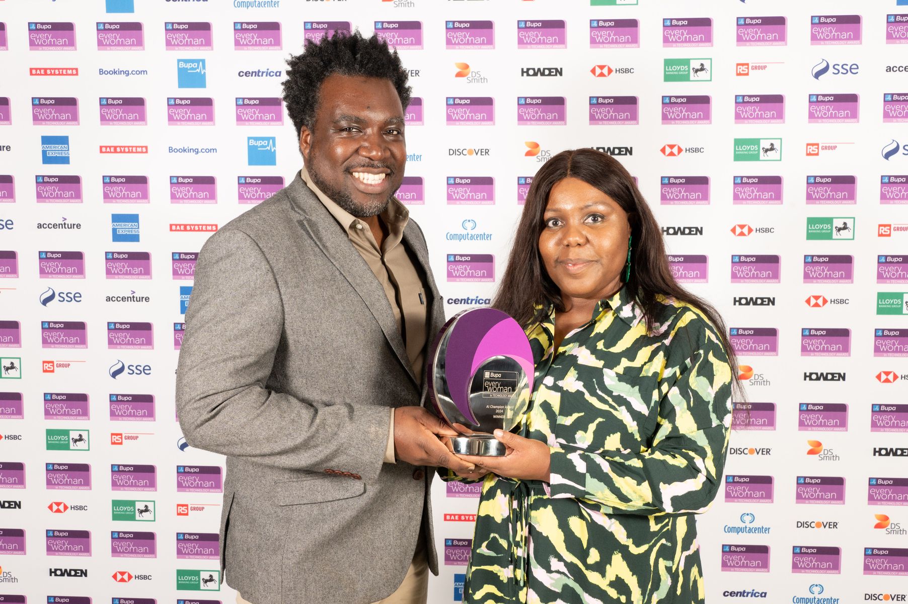 Nicola Martin, winner of the AI Champion Award at the 2024 Bupa everywoman in Technology Award.