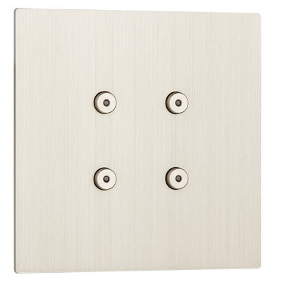 4G low-voltage keypad switch with LED, Roma finish