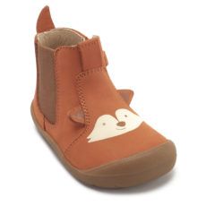 Friend Rust nubuck/ fox Start-Rite x JoJo Maman Bébé zip-up first walking boots